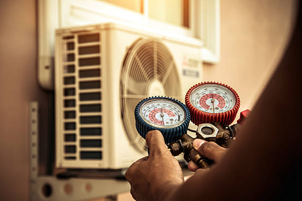 Professional Hvac Maintenance technician working in Glastonbury, CT